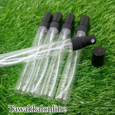 10ml Empty perfume Tester Bottle - Glass Small Bottles - Travel size - Mini Perfume Refill Bottle 10ml - Transparent Tester - Pack Of 5