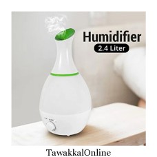 2.4 LITER ULTRASONIC WAVE HUMIDIFIER 25 WATTS - WHITE COLOR - DIFFUSER - AROMATHERAPY