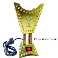 Bakhoor Electric Burner - Golden Bakhoor Burner - 4 Corner Bakhoor Burner 