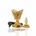Electric Incense Burner - Bakhoor Burner - Golden Electric Bakhoor Burner for Fragrance - Looban Burner