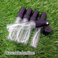 5ml Empty perfume Tester Bottle - Glass Small Bottles - Travel size - Mini Perfume Refill Bottle 5ml - Transparent Tester - Pack Of 5