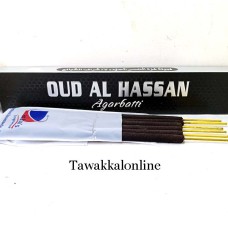 OUD AL HASSAN AGARBATTI - INCENSE STICKS OF AMBER OUD - THICK STICKS OF FRAGRANCE - AROMA ARABIC STICKS