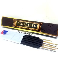 OUD AL LAYL AGARBATTI - INCENSE STICKS - THICK STICKS OF AGARBATTI - 6 STICKS 