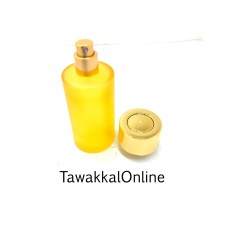 50mL Empty Glass Perfume Spray Bottle-Unique Colours-Good Quality bottles - Best Bottles For Perfumes - Yellow