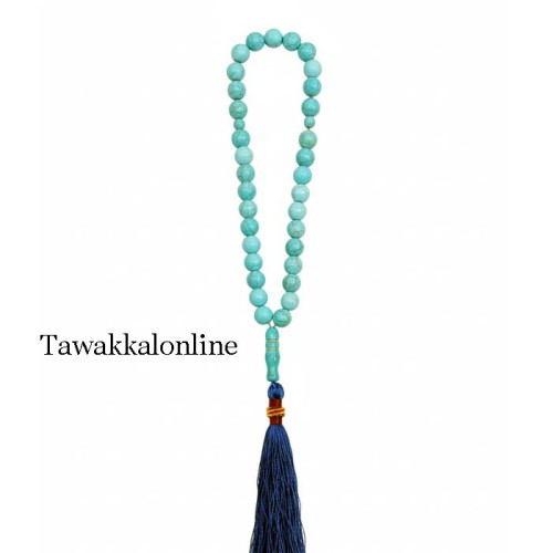 FEROZE Stone-33 Beads Tasbih 12mm -Zikr-Tasbeeh-FEROZE Stones FEROZE Stone-33 Beads Tasbih 12mm -Zikr-Tasbeeh-FEROZE Stones