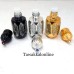 Pack of 3 -Empty Attar Bottles 6ml - Electroplated Fancy Bottles for ittar - Bottles with Glass Stick - Ittar Bottles - Pack of 3