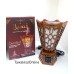 Electric Incense Burner With Night Lamp-Night Lamp Bukhoor Burner-night Lamp-Bakhoor Burner- light brown-Wide Area Incense Burner