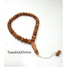 Tasbeeh - Wooden Tasbeeh - 33 Beads Wooden Tasbeeh - Brown Tasbih