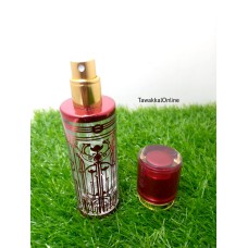  UV-30mL Empty Glass Perfume Spray Bottle-Unique - Screw Neck - Colours-Good Quality- red 