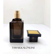 50 ML Empty Glass Perfume Spray Bottle-Unique Colours-Good Quality- Black