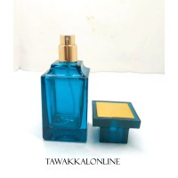 50 ML Empty Glass Perfume Spray Bottle-Unique Colours-Good Quality- Blue