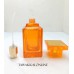 50 ML Empty Glass Perfume Spray Bottle-Unique Colours-Good Quality- orange