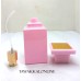 50 ML Empty Glass Perfume Spray Bottle-Unique Colours-Good Quality-pink