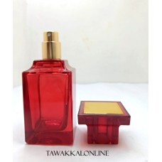 50 ML Empty Glass Perfume Spray Bottle-Unique Colours-Good Quality- Red