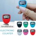 Digital LCD Ring Tally Counter - Multicolor - Electronic Hand Held Click Counter with Reset Button - No 506