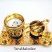 Luxury Golden Bakhoor Burner Set with Bakhoor Jar and Tray - Non Electric Bakhoor Burner Luxury Golden Bakhoor Burner Set with Bakhoor Jar and Tray - Non Electric Bakhoor Burner