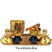 Luxury Golden Bakhoor Burner Set with Bakhoor Jar and Tray - Non Electric Bakhoor Burner Luxury Golden Bakhoor Burner Set with Bakhoor Jar and Tray - Non Electric Bakhoor Burner