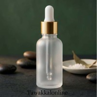 Premium 30ml Frosted Glass Serum Dropper Bottle – Gold Cap & White Rubber Teat Premium 30ml Frosted Glass Serum Dropper Bottle – Gold Cap & White Rubber Teat