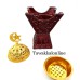 Bakhoor Burner - Incense Burner - Non Electric Burner - Coal Bakhoor Burner - Oud Burner - ZZ12 Red Bakhoor Burner - Incense Burner - Non Electric Burner - Coal Bakhoor Burner - Oud Burner - ZZ12 Red