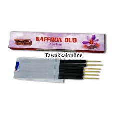 Saffron Oud Agarbatti - Zafrani Oud Agarbatti - Incense Sticks Of Zafran Oud - Aroma Sticks - Thick Agarbatti 