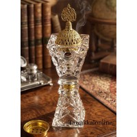 Non Electric Bakhoor Burner - Charcoal Bakhoor Burner - Glass Bakhoor Burner - Looban Burner Non Electric Bakhoor Burner - Charcoal Bakhoor Burner - Glass Bakhoor Burner - Looban Burner