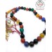 Aqeeq Stone-33 Beads Tasbih 12mm Multi Colored-Zikr-Tasbeeh-Aqeeq Stones