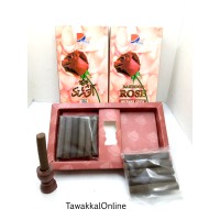 Bakhoor Sticks (ROSE)- 12 Bakhoor Sticks with Small Stand- For Fragrance- Gulab