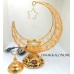 Bakhoor Burner - Moon Shape Bakhoor Burner - Metal Incense Burner - Burner For Oudh - Electric Bakhoor Burner - Looban Burner