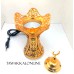 Bakhoor Burner - Moon Cap Bakhoor Burner - Metal Incense Burner - Burner For Oudh - Electric Bakhoor Burner - Looban Burner - Golden 